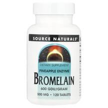 Bromelain 600 GDU/Gram 500 mg 120 Бромелайн 600 GDU