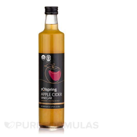 Основное фото товара Solspring Biodynamic Organic Apple Cider Vinegar, Яблочный уксус,