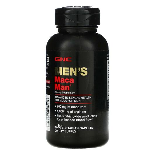 Основное фото товара GNC, Мака, Men's Maca Man, 60 таблеток