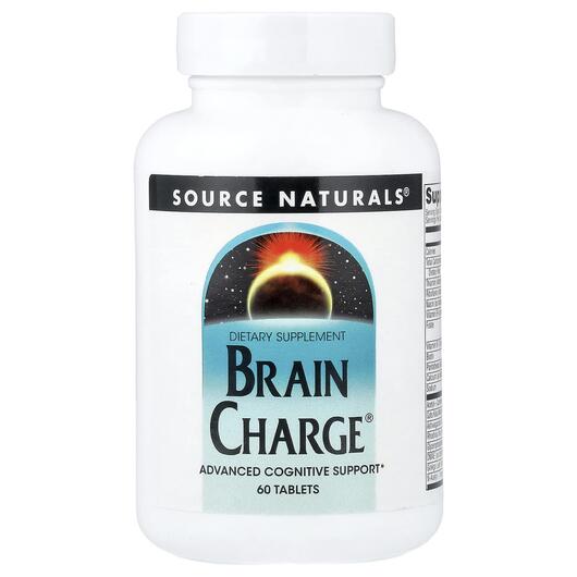 Основное фото товара Source Naturals, Поддержка памяти, Brain Charge, 60 Tabлets