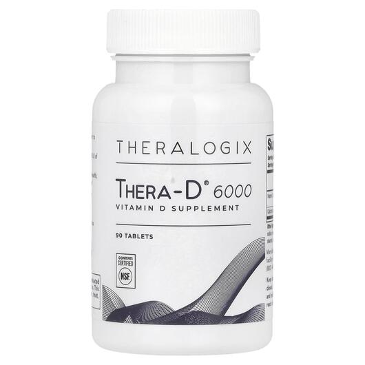 Основне фото товара Theralogix, Thera-D 6000, Вітамін D3, 90 таблеток
