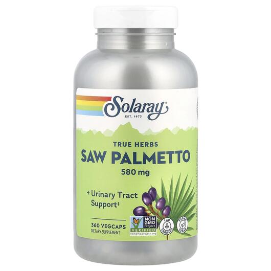 Основное фото товара Saw Palmetto Whole Berry 580, Экстракт Пальметто 580 мг, 360 капс