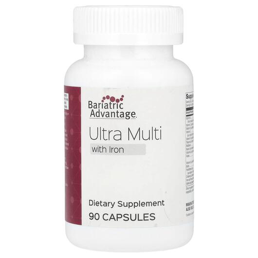 Основное фото товара Мультивитамины, Ultra Multi with Iron, 90 капсул