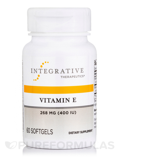 Основное фото товара Витамин E Токоферолы, Vitamin E 400 IU, 60 капсул