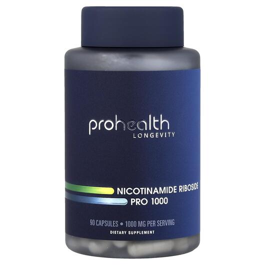 Основное фото товара Никотинамид рибозид, Nicotinamide Riboside Pro 1000, 90 капсул