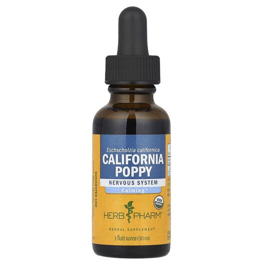 Основное фото товара Herb Pharm, Калифорнийский мак, California Poppy, 30 мл