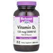 Bluebonnet Nutrition, Vitamin D3 5000 IU, Вітамін D3, 250 капсул