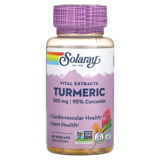 Основное фото товара Корень куркумы 300 мг, Turmeric Root Extract 300 mg, 60 капсул