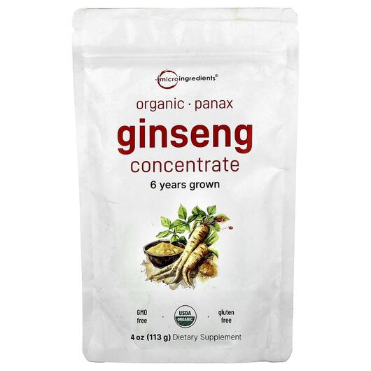 Основное фото товара Корейський женьшень, Organic Ginseng Concentrate, 113 г