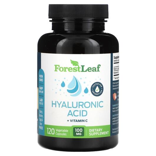 Основное фото товара Гиалуроновая кислота, Hyaluronic Acid 100 mg, 120 капсул