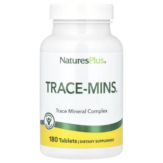 Основное фото товара Минералы, Trace-Mins Multi-Trace Minerals, 180 таблеток