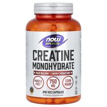 Креатин Sports Creatine Monohydrate 750 mg NOW Foods
