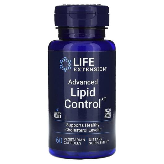 Основное фото товара Поддержка холестерина, Advanced Lipid Control, 60 капсул