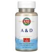 KAL, Витамины A и D, A & D, 100 капсул