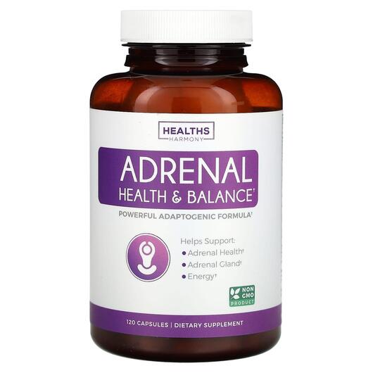 Основное фото товара Поддержка надпочечников, Adrenal Health & Balance, 120 капсул