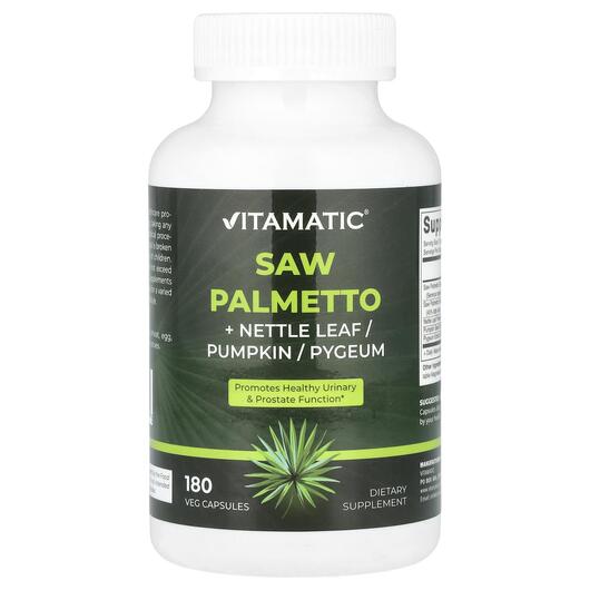 Основное фото товара Saw Palmetto + Nettle Leaf/Pumpkin/Pygeum, Со Пальметто, 180 капс