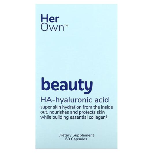 Основное фото товара Гиалуроновая кислота, Beauty HA-Hyaluronic Acid, 60 капсул
