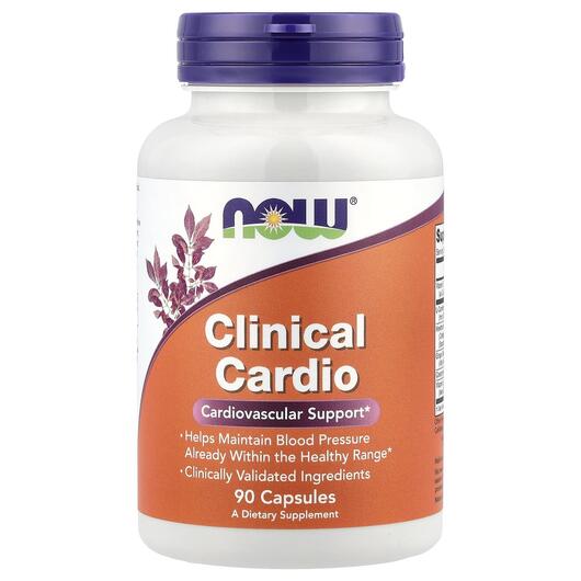 Основное фото товара NOW, Кардио комплекс, Clinical Cardio, 90 капсул