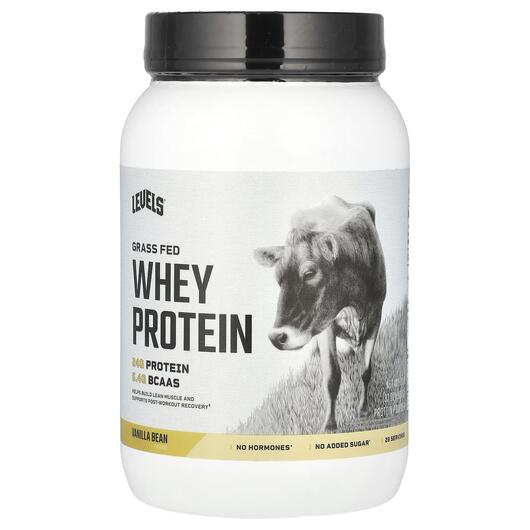 Основное фото товара Протеин Изолят, Grass Fed Whey Protein Powder Vanilla Bean, 907 г