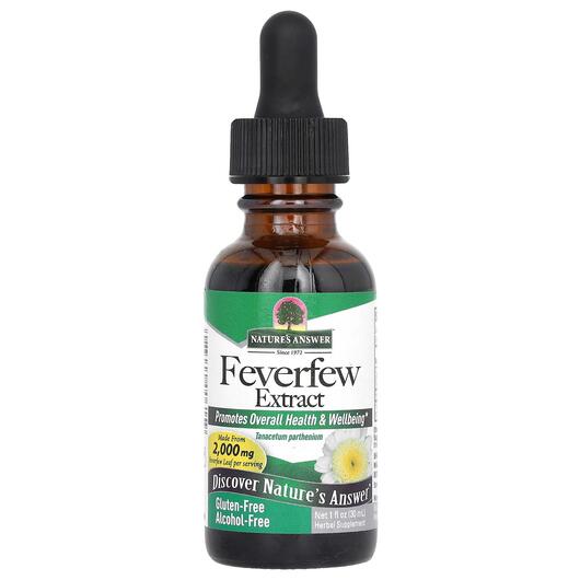 Основное фото товара Пиретрум, Feverfew Extract Alcohol-Free 2000 mg, 30 мл