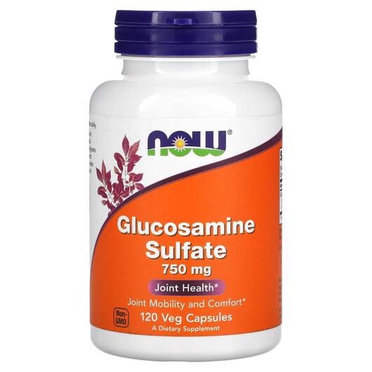 Основное фото товара Glucosamine Sulfate 750 mg, Глюкозамина сульфат 750 мг, 120 капсу