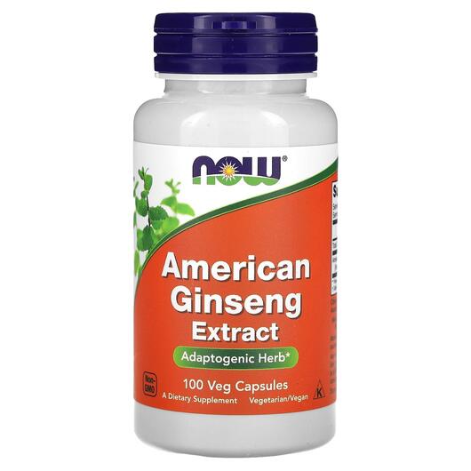 Основное фото товара Американский женьшень 500 мг, American Ginseng 500 mg, 100 капсул