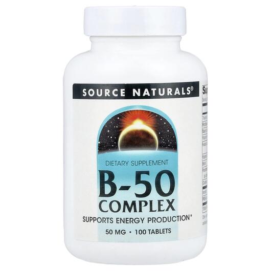 Основное фото товара Комплекс B-50 50 мг, B-50 Complex 50 mg 100, 100 таблеток