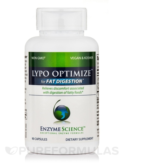 Основное фото товара Enzyme Science, Ферменты, Lypo Optimize, 90 капсул