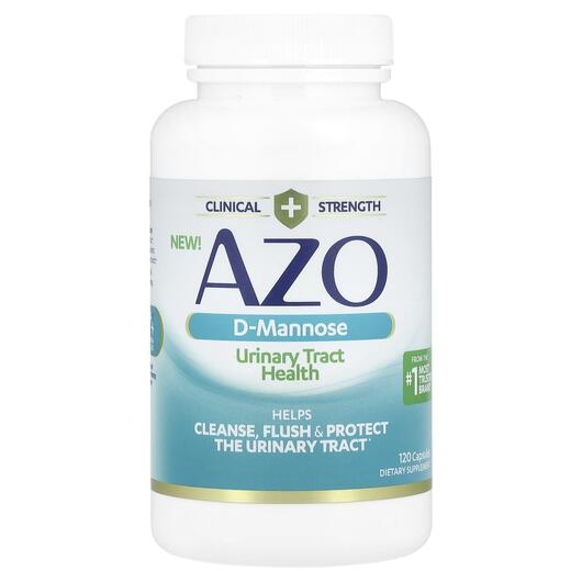 Основное фото товара Azo, Д-манноза, D-Mannose Urinary Tract Health, 120 капсул