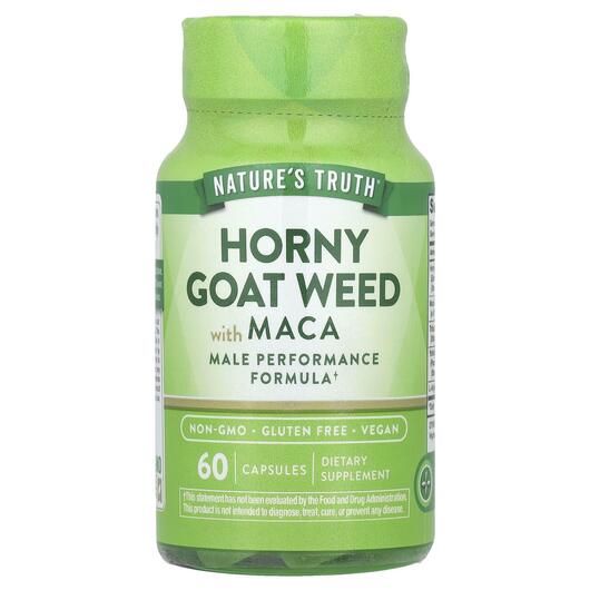 Основне фото товара Horny Goat Weed with Maca, Горянка и Мака, 60 капсул