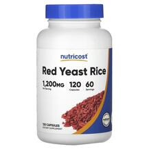 Red Yeast Rice 1200 mg Красный дрожжевой рис Nutricost