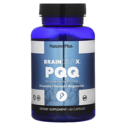 Основное фото товара Витамин B14 Пірролохінолінхінон, BrainCeutix PQQ 60, 60 капсул