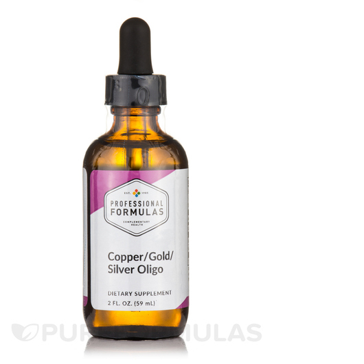 Основное фото товара Professional Formulas, Медь, Copper/Gold/Silver Oligo, 59 мл