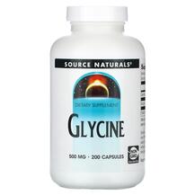 Glycine 500 mg 200 Глицин 500 мг Source Naturals