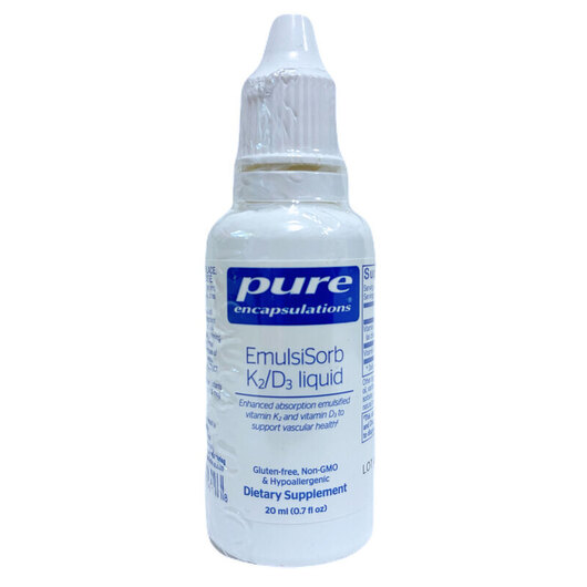Основное фото товара Витамины D3 + K2, EmulsiSorb K2/D3 1000 IU, 20 мл