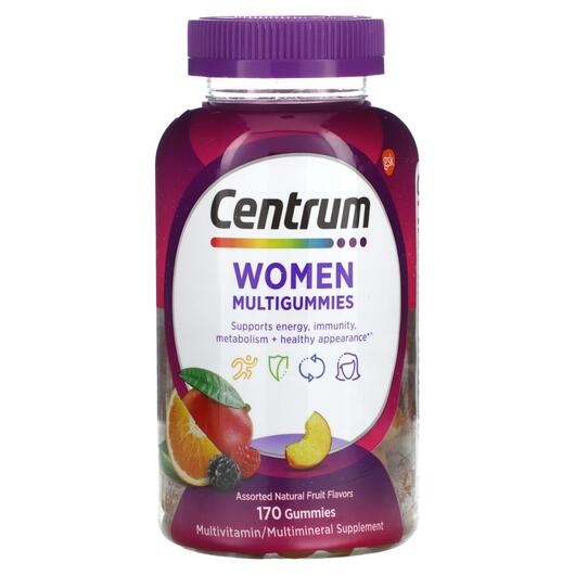 Основное фото товара Women Multigummies Assorted Natural, Витамины для женщин, 170 таб