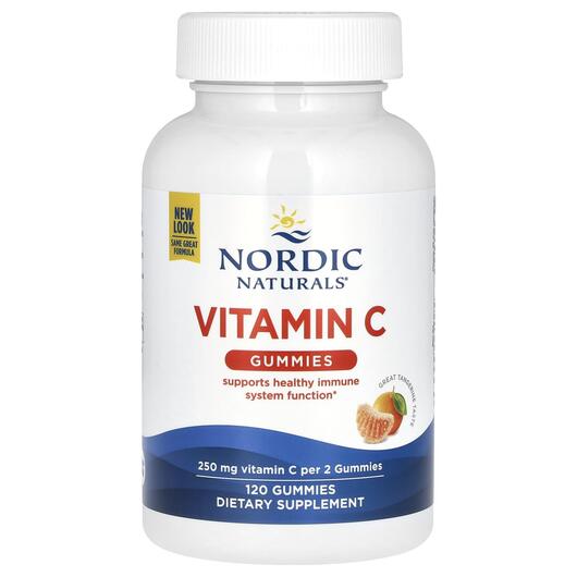Основное фото товара Vitamin C Gummies Tart Tangerine, Витамин C Жевательный, 120 табл