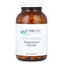 Magnesium Citrate Магний Цитрат Metabolic 120 капсул