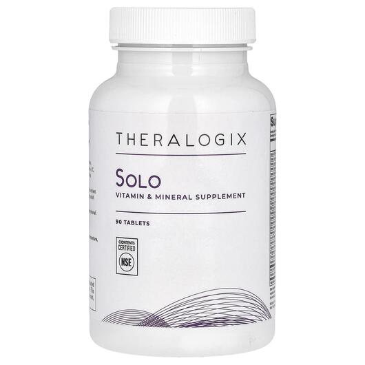 Основне фото товара Theralogix, Solo, Мультивітаміни, 90 таблеток
