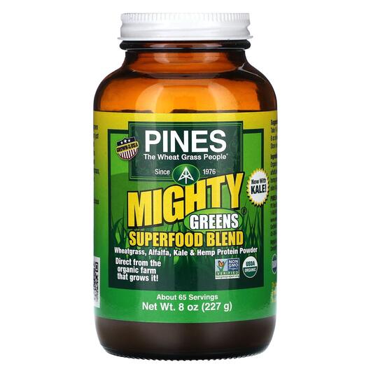 Основное фото товара Суперфуд, Mighty Greens Superfood Blend, 227 г