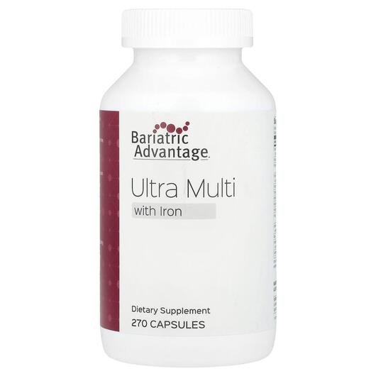 Основное фото товара Мультивитамины, Ultra Multi with Iron, 270 капсул