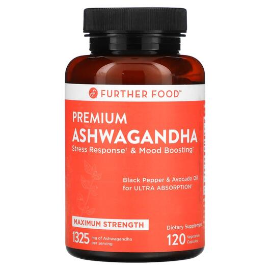 Основное фото товара Premium Ashwagandha Maximum Strength 1325 mg, Ашваганда, 120 капс