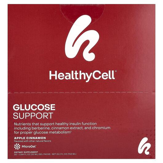 Основное фото товара Поддержка уровня сахара, Glucose Support Apple Cinnamon, 30 шт