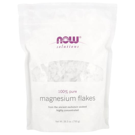 Основное фото товара NOW, Магний, Solutions Magnesium Flakes, 750 г