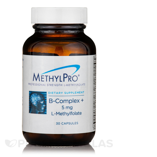 Основное фото товара MethylPro, B-комплекс, B-Complex + 5 mg L-Methylfolate, 30 капсул