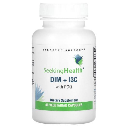Основное фото товара Seeking Health, Дииндолилметан, DIM + I3C with PQQ, 60 капсул