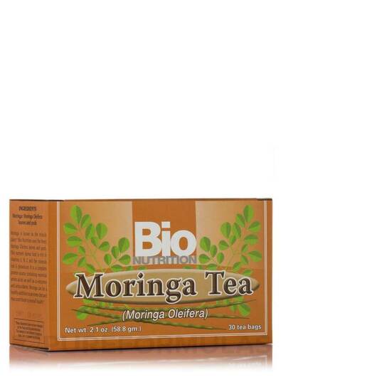 Основное фото товара Bio Nutrition, Моринга, Moringa Tea, 30 Tea Bags