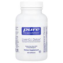 Liver-G.I. Detox Поддержка печени Pure 120 капсул