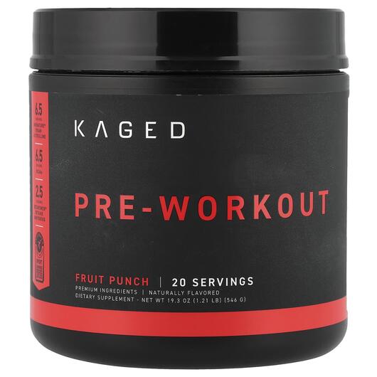 Основное фото товара PRE-KAGED Pre-Workout Fruit Punch, Предтренировочный комплекс, 59