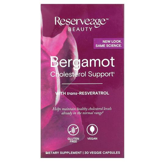 Основное фото товара Поддержка холестерина, Bergamot Cholesterol Support, 30 капсул